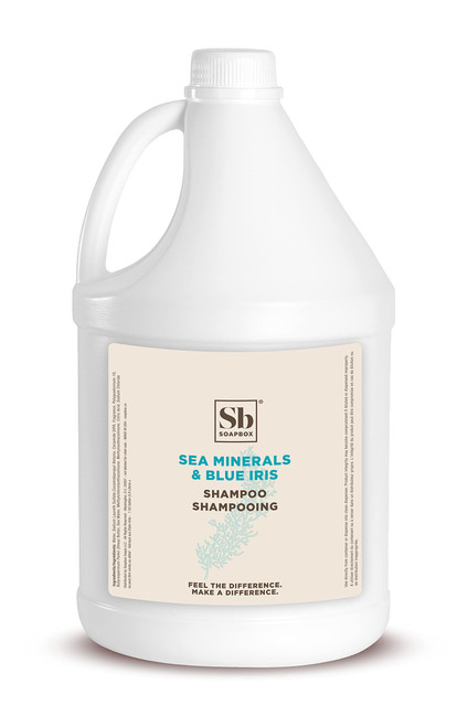 Soapbox Sea Minerals & Blue Iris Shampoo - 1 Gallon Refill Bulk Size