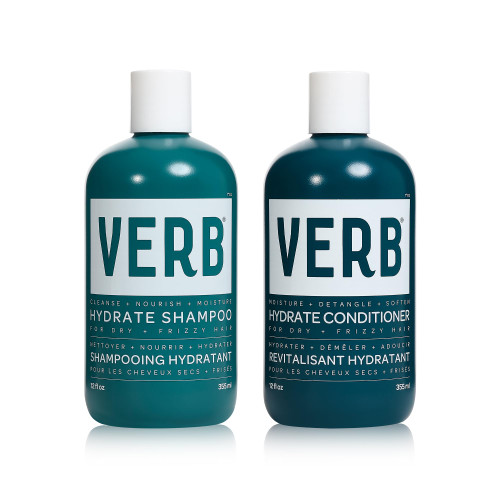VERB Hydrate Shampoo + Conditioner Duo, 12 oz | Rich Moisture for Dry Hair