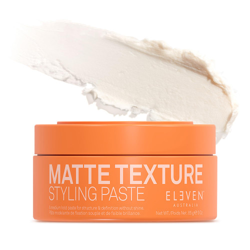 ELEVEN AUSTRALIA Matte Texture Styling Paste Hair Clay, Maximum Hold - 3 Oz
