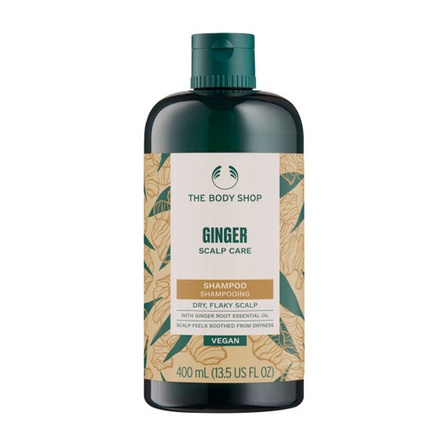 The Body Shop Ginger Scalp Care Shampoo | For Dry, Flaky Scalp, 13.5 Fl Oz
