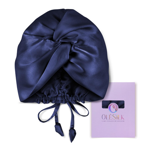 OLESILK Silk Hair Bonnet for Sleeping Women, 100% Mulberry Silk, Anti-Frizz