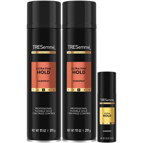 TRESemmé Ultra Fine Hold Hairspray 2-Pack + Travel Size Hair Spray