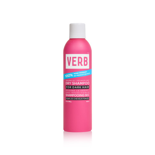 VERB Dry Shampoo Dark, 10 oz | Oil Absorbing + Root Refresh for Brunettes