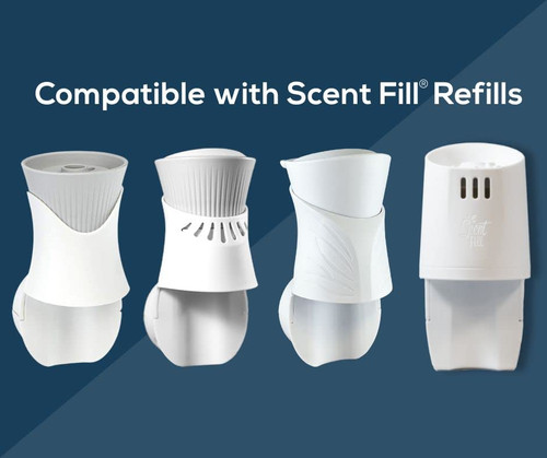 Scent Fill Masculine Kit (Tobacco Sage, Starry Night, Vanilla Suede, and Mahogany Teak), 4 Refills & 1 Diffuser
