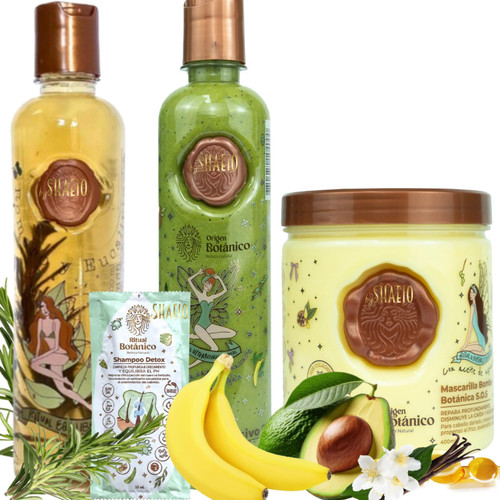 Ritual Botanico Kit3: Rosemary Shampoo, Hair Mask, Conditioner PLEX