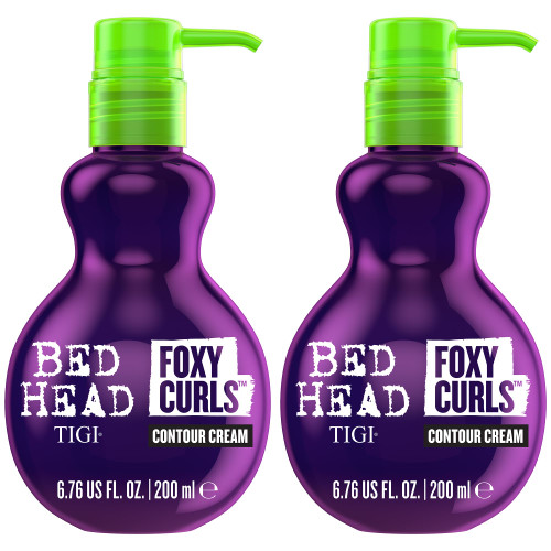 TIGI Bed Head Foxy Curls Curl Cream for Wavy, Curly Hair 2-Pack, 6.76 Oz Ea