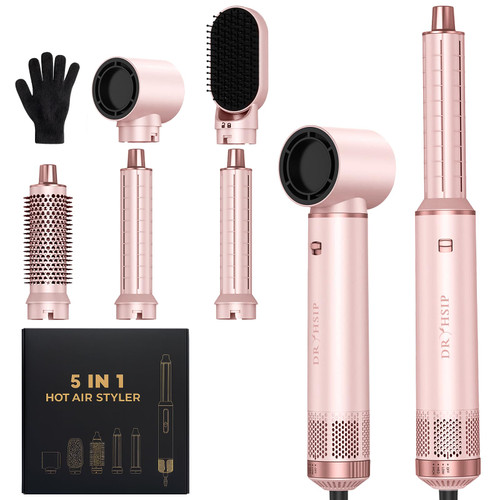 AVENHO 5-in-1 Hair Styler, Wrap Air Curler & Blow Dryer Brush for Women