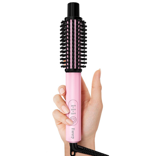 Farery Mini Thermal Brush 1 Inch, Touch-ups, Heated Round Curling Iron