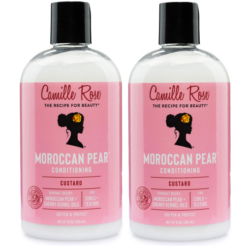 Camille Rose Moroccan Pear Deep Conditioner & Hair Mask, 2-Pack, 12 Oz Ea