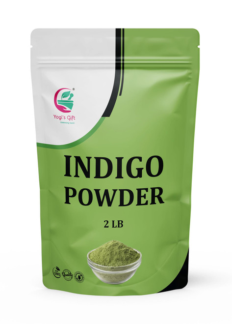 Yogi's Gift® Indigo Powder 2 LB | Indigofera Tinctoria | Hair Color Powder
