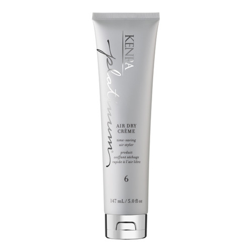 Kenra Professional Platinum Air Dry Crème 6 | Time-Saving Air Styler | Enhances Natural Body | Tames Frizz With Delicate Hold | Natural, Product Free Finish | All Hair Types | 5 fl. Oz