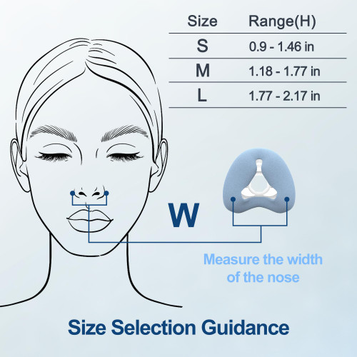 Upgraded Supplies for Airfit N20, Includes Head Strap, Frame, Nasal Cushion(L), Softer Nose Touching for Airtouch N20 Users, Secure Seal & Enhanced Comfort CPAP Supplies by MEDICOLOR, Large