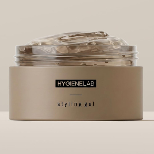 HygieneLab Men's Hair Gel - EWG Verified, Strong Hold, Matte Finish, Weightless Texture, Cedar Drift Scent, Non-Toxic Clean Formula, Suitable for All Hair Types