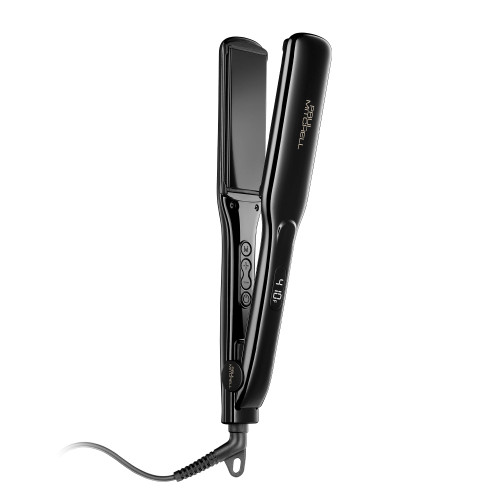 Paul Mitchell Smooth+ Ceramic Flat Iron, Adjustable Heat Settings, for Smoothing + Straightening, Black, 1.5 Inch