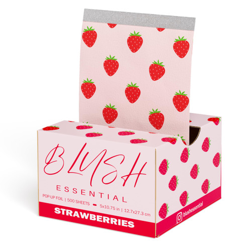 Blush Foils, Cute Pop Up Hair Foils – 5 x 10.75in, 500 Foil Sheets