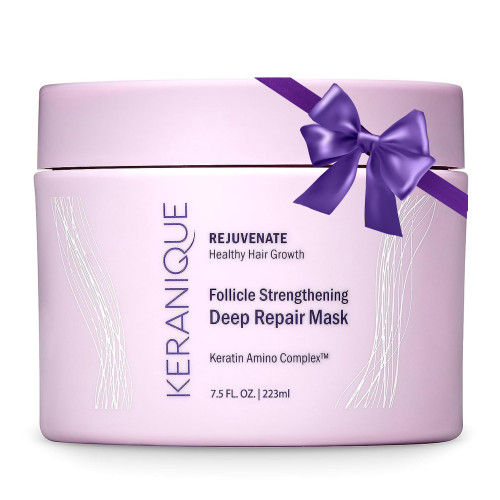 Keranique Hair Mask for Dry, Damaged & Thinning Hair – Deep Repair & Hydration with Keratin Protein & Ceramides – Strengthens, Volumizes & Supports Healthy Hair Growth – Keratin Amino Complex™