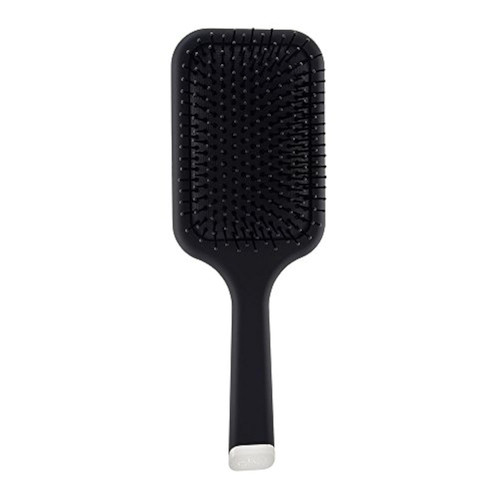 ghd The All-Rounder Paddle Hair Brush ― Detangling Hair Brush for Thick Hair ― Broad Flat Base to Create Straight and Sleek Blow-Dries ― Set Your Style, Brush Out Waves, and Add Texture ― Black