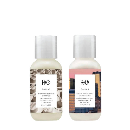 R+Co Dallas Biotin Thickening Shampoo + Conditioner Travel Set, 2oz (2 Pk)