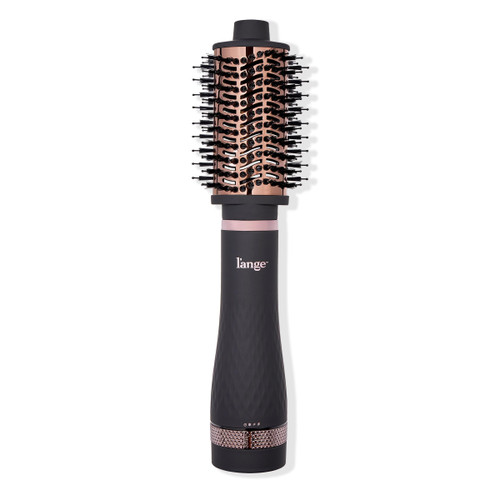 L'ANGE HAIR Multi-Volume Series Blow Dryer Brush | Interchangeable Hair Dryer Brush with Ionic Titanium Barrel for Smooth, Voluminous Styling | Black - Oval 60mm