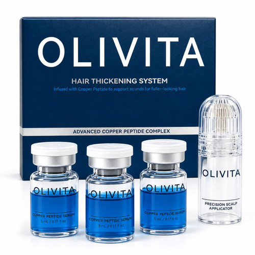 Micro-Infusion Hair Thickening System – Copper Peptide & Caffeine, 1-Month