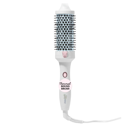 Mane Large Heated Round Brush - 1.77 Inch Thermal Brush for Voluminous Blowouts - Anti-Tangle Bristles, Ionic Technology, Worldwide Voltage - Hair Styling Tools for Medium to Long Hair