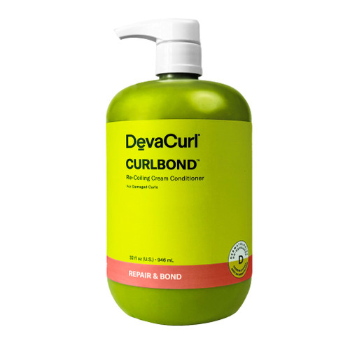 DevaCurl CurlBond Re-Coiling Cream Conditioner, Cozy Getaway, 32 fl. oz.