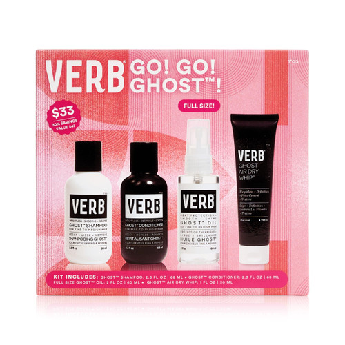 VERB Ghost Discovery Kits - VERB Go Go Ghost Discovery Kit, 4 pc | Travel Size Weightless Shine