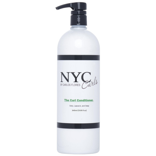 NYC Curls The Curl Conditioner | Daily, Leave-in, & Deep Conditioner for Curly, Coily, & Wavy Hair | 3 products in one | Silicone Free & Vegan | 31.95 fl oz