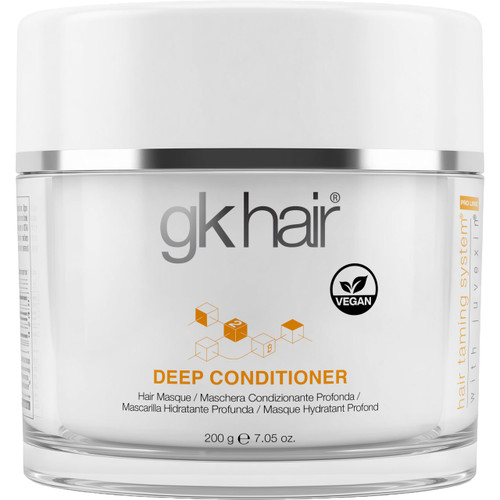 GK HAIR Keratin Deep Conditioner Hair Mask 7.05 Oz – Repair Treatment for Dry Damaged Frizzy and Color Treated Hair | Frizz Control- Jojoba Oil & Natural Grain Extracts