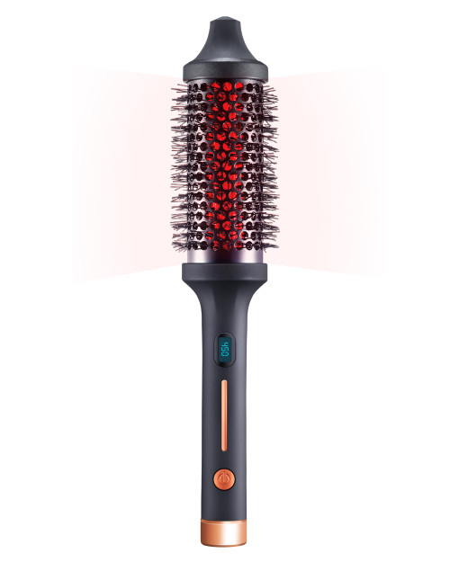 Sutra Thermal Brush - Lightweight Heated Round Brush for Hair Styling & Blow Out - Digital Display, Auto Shut-Off & Ionic Technology - Professional Styling Tools for All Hair Types