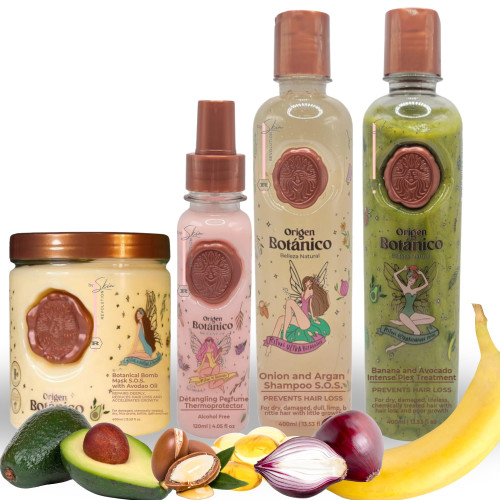 Ritual Botánico Keratina Orgánica - Keratin Hair Treatment Set, 4 Piece Kit