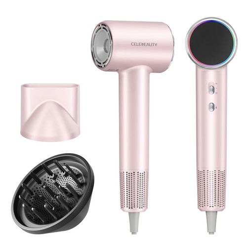 High-Speed Ionic Hair Dryer with Diffuser, 110k RPM Fast-Drying Blow Dryer
