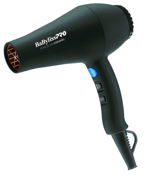BaBylissPRO The Carrera Hair Dryer, Porcelain Ceramic, 1900W, Black