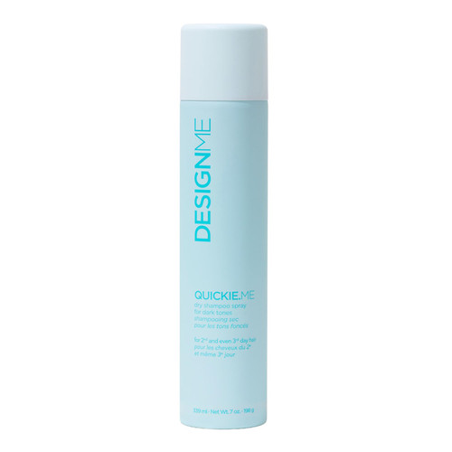 DESIGNME QUICKIE.ME Dry Shampoo for Dark Hair | Instant Oil Control | Instantly absorbs oil, restores volume, and refreshes hair between washes, with no white cast or residue (7 Oz)