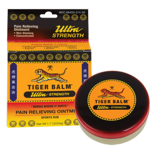 Tiger Balm Sport Rub Pain Relieving Ointment, Ultra Strength 1.70 oz (Pack of 3)