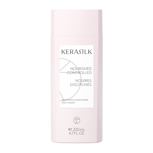 KERASILK Smoothing Conditioner |Intensively Nourishes & Conditions| Tames Frizz & Smooths Strands | For Coarse, Frizzy, Unruly Hair | Improves Manageability for All Hair Types & Textures | 200ml