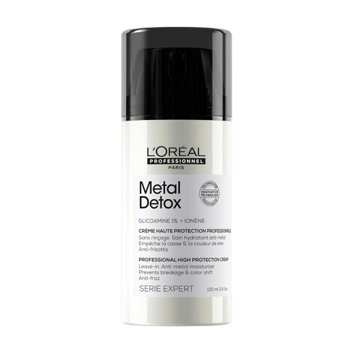 L'Oréal Professionnel Paris Metal Detox Cream – For Hair Repair, 3.4 Fl Oz