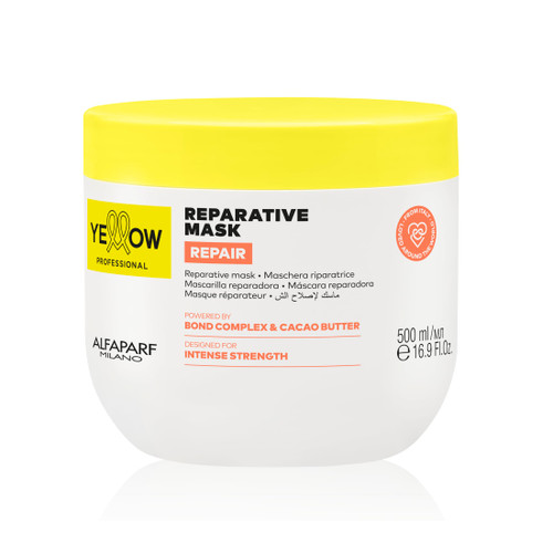 ALFAPARF MILANO Yellow Professional Repair Mask for Damaged Hair 16.9 fl oz
