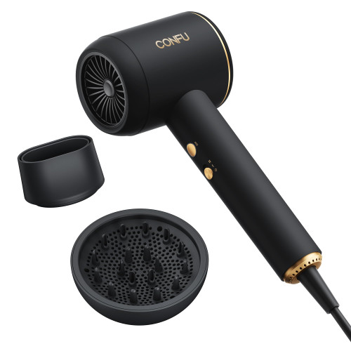 CONFU Hair Dryer Ionic Hairdryer - 420 Million Plasma Diffuser Blow Dryer