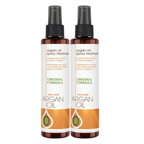 One 'n Only Argan Oil Spray Hair Treatment & Heat Protectant, 6 oz, 2 Pack