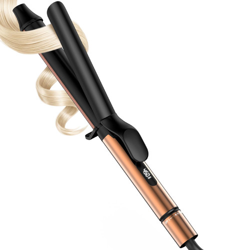 MESCOMB 1.25 Inch Curling Iron, 6.7" Extra Long Barrel