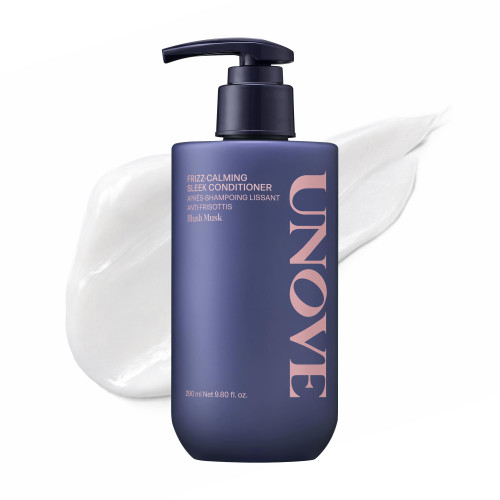 UNOVE Frizz-Calming Sleek Conditioner, Blush Musk, 290mL/9.80 fl oz