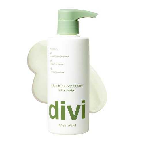 divi Volumizing Conditioner for Fine, Thin Hair with Rice Protein | 12 fl oz
