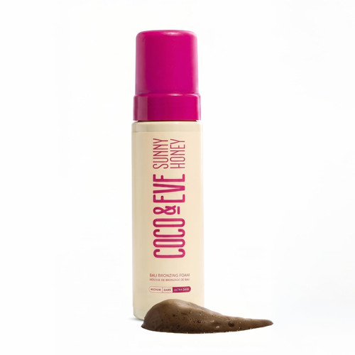 Coco & Eve Sunny Honey Bronzing Self Tanner Mousse - Ultra Dark, 6.7 fl oz