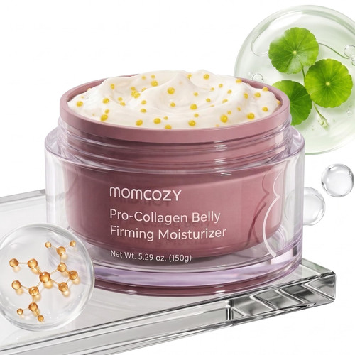 Momcozy Pro-Collagen Stretch Mark Cream - Belly Firming Moisturizer 5.29 oz