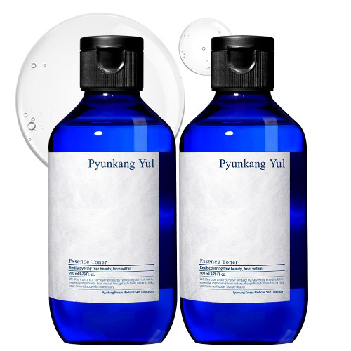 Pyunkang Yul PKY Essence Toner Bundle for Barrier Rebuilding, Highly Concentrated Essence Facial Toner, Minimal Ingredients, Zero-Irritation, Korean Skincare (6.8 Fl. Oz, 200ml, 2pcs)