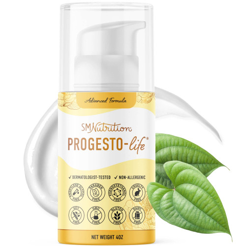Advanced Progesto-Life Balancing Skin Cream for Women 4oz | Cosmetic Skin Cream with 2000mg of Progesterone per Container | Dermatologist-Tested, Hypoallergenic & Cruelty-Free | 96 Applications