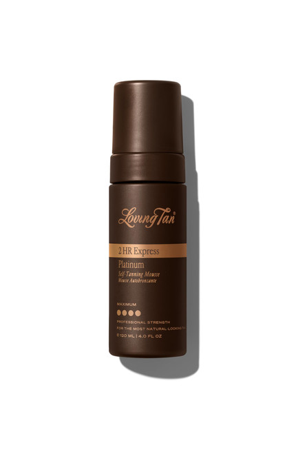 Loving Tan 2 HR Platinum Express Self Tanner Mousse (Max Dark) – 3.3 fl oz
