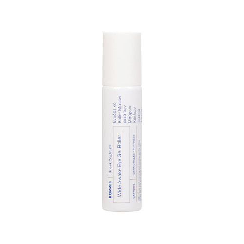 KORRES Greek Yoghurt Wide Awake Eye Gel Roller Ball Serum, 0.51 fl oz