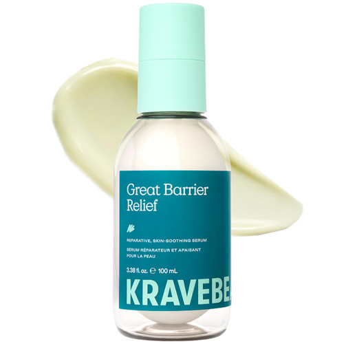KraveBeauty Great Barrier Relief Face Serum for Dry, Sensitive Skin, 100 mL